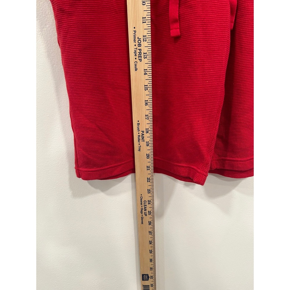 Polo Ralph Lauren Shorts Mens L Red Excellent Waffle Knit Drawstring Loungewear - Picture 5 of 10